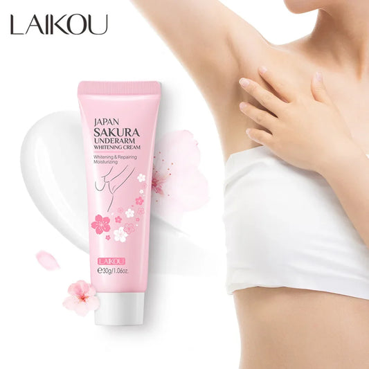 Laikou Sakura Underarm Cream Knee Buttocks Dark Skin  Improve Melanin