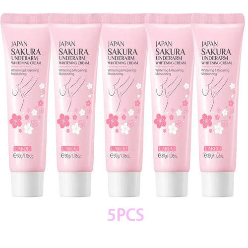 Laikou Sakura Underarm Cream Knee Buttocks Dark Skin  Improve Melanin