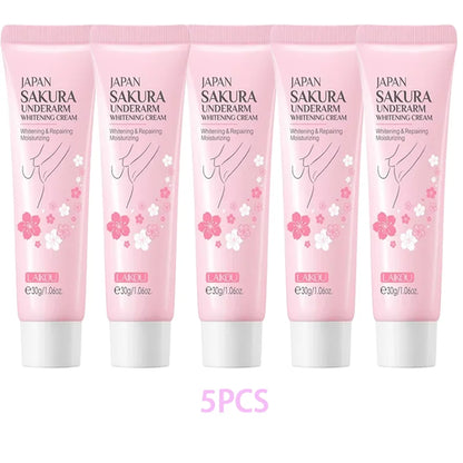 Laikou Sakura Underarm Cream Knee Buttocks Dark Skin  Improve Melanin