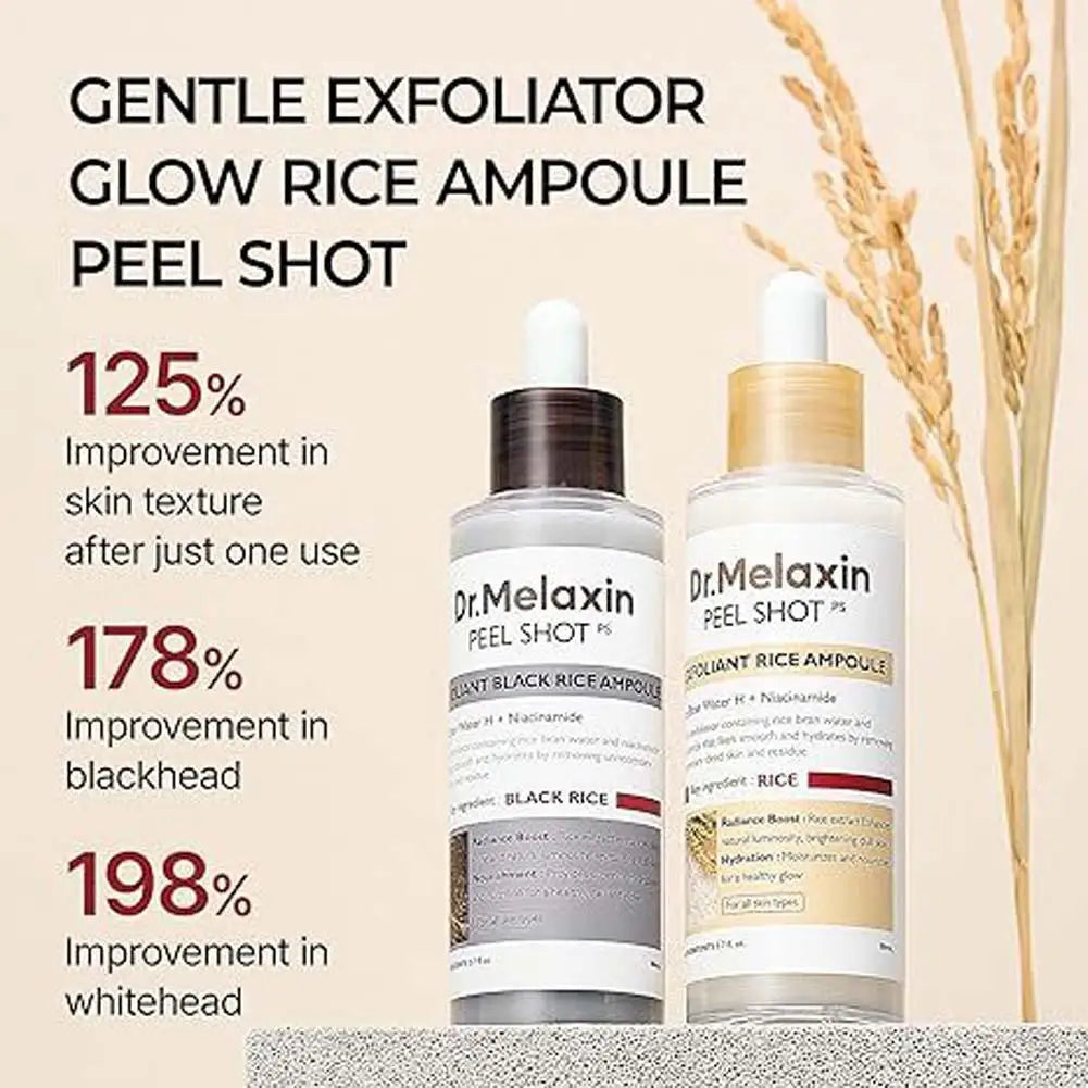 Dr. Melaxin Rice Exfoliating Essence Moisturizing Peel Shot